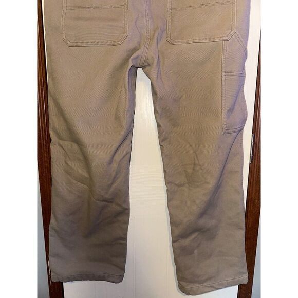 Coleman Bonded Fleece Lined Tear Resistant Comfort Stretch Utility Pants Size 38 - Picture 6 of 13